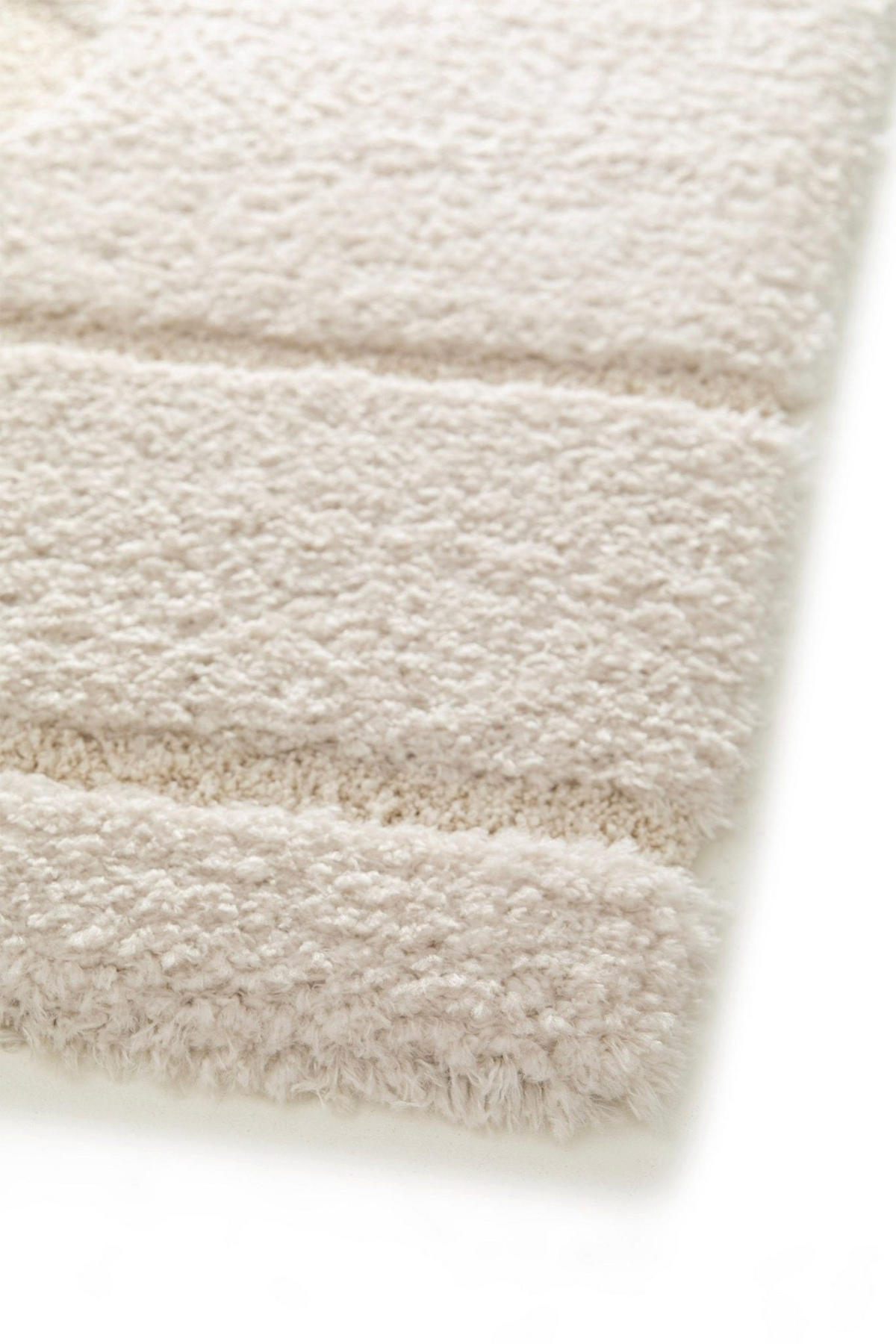 TEPPICH, Weicher, dicker mit Reliefeffekt weiß - Weiß, Textil (200/290cm) - AFK Living