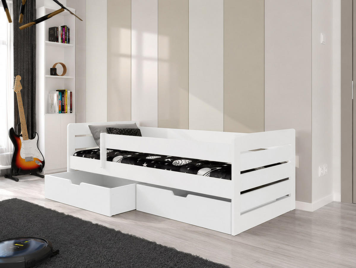 JUGENDBETT Bella - Weiß, Holz (90/200cm) - MIRJAN24