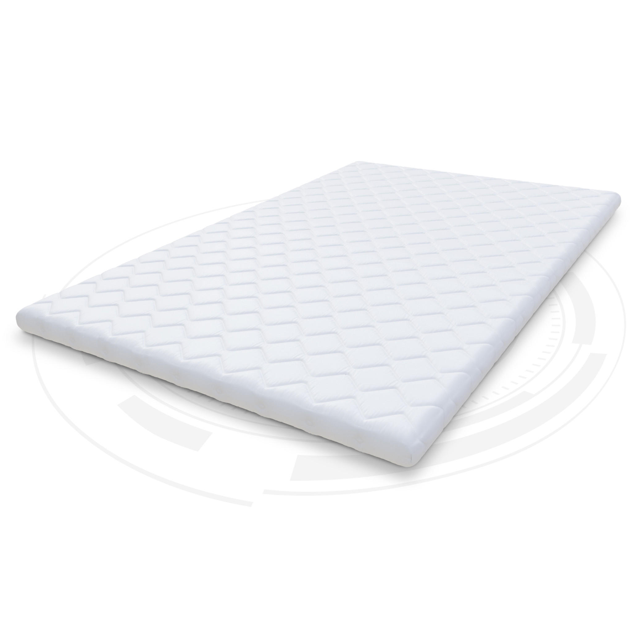 TOPPER Visco Max - Weiß, Textil (90/200cm) - FDM