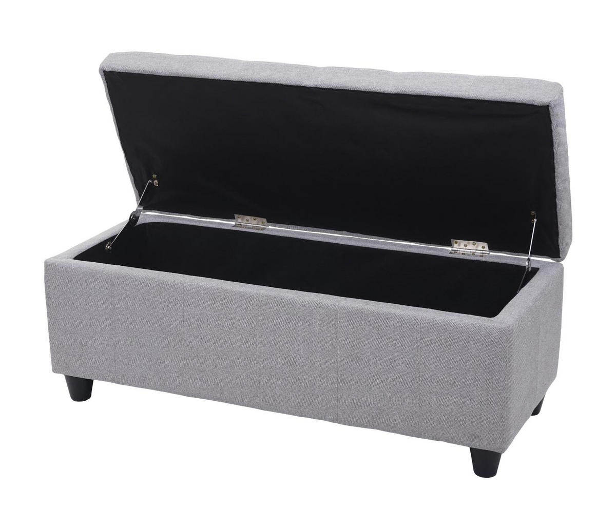 AUFBEWAHRUNGS-TRUHE Hellgrau - Hellgrau, Textil (114/45/45cm) - MCW