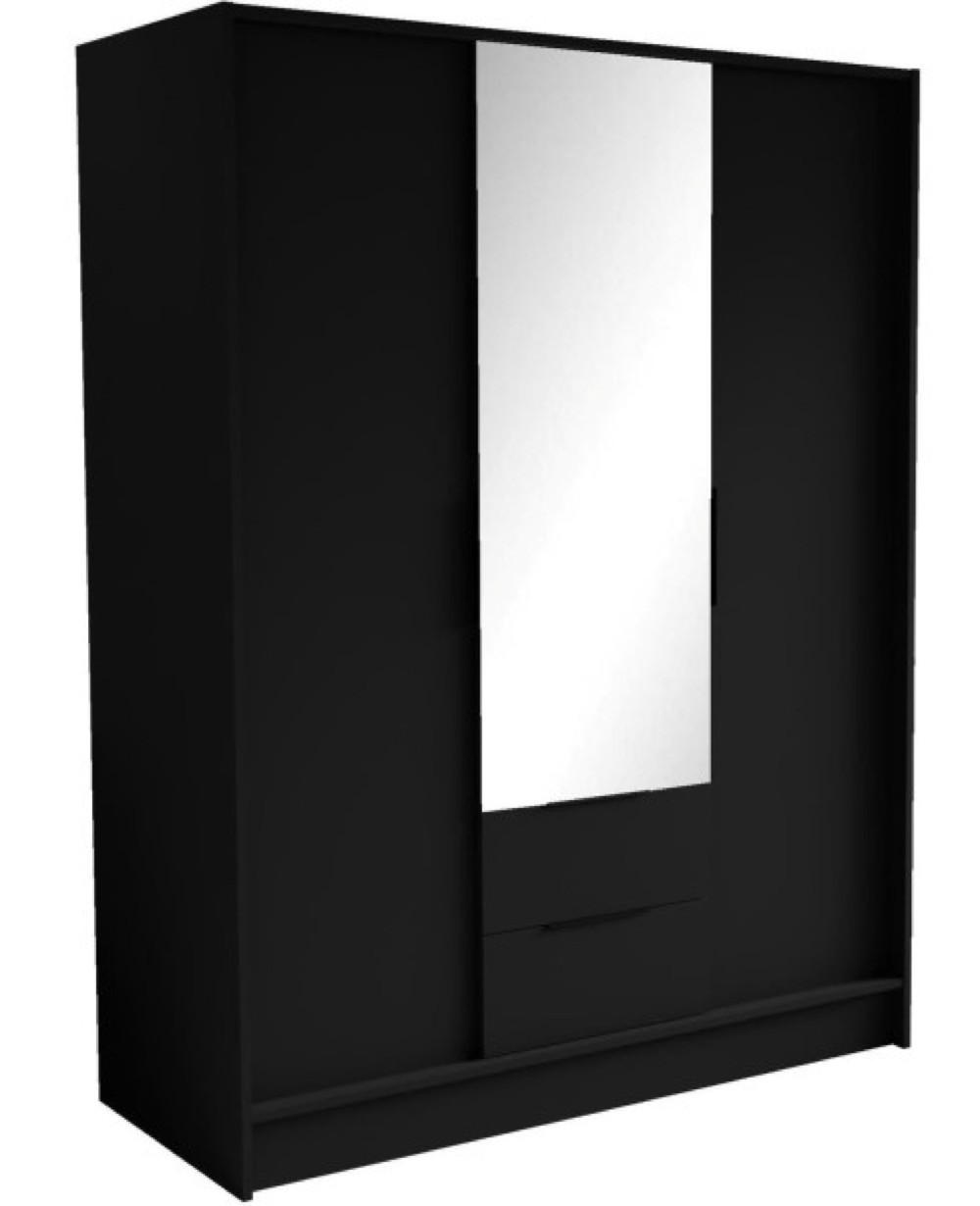 Sepro Meble Schrank Schwarz 150.5x200x51 cm