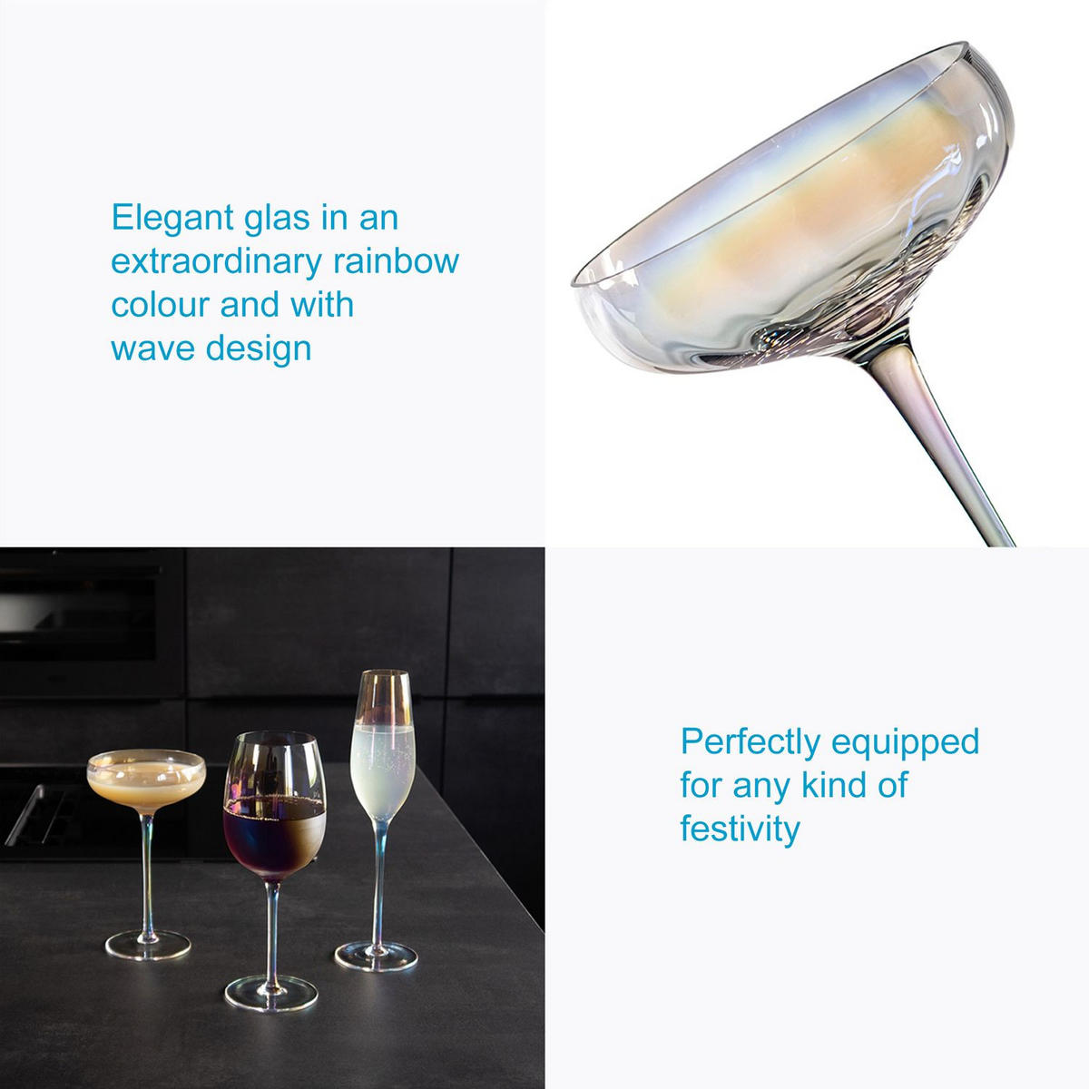 MARTINI GLAS SET 140 ml (4-tlg.) - Transparent, Glas (0.14L) - Intirilife