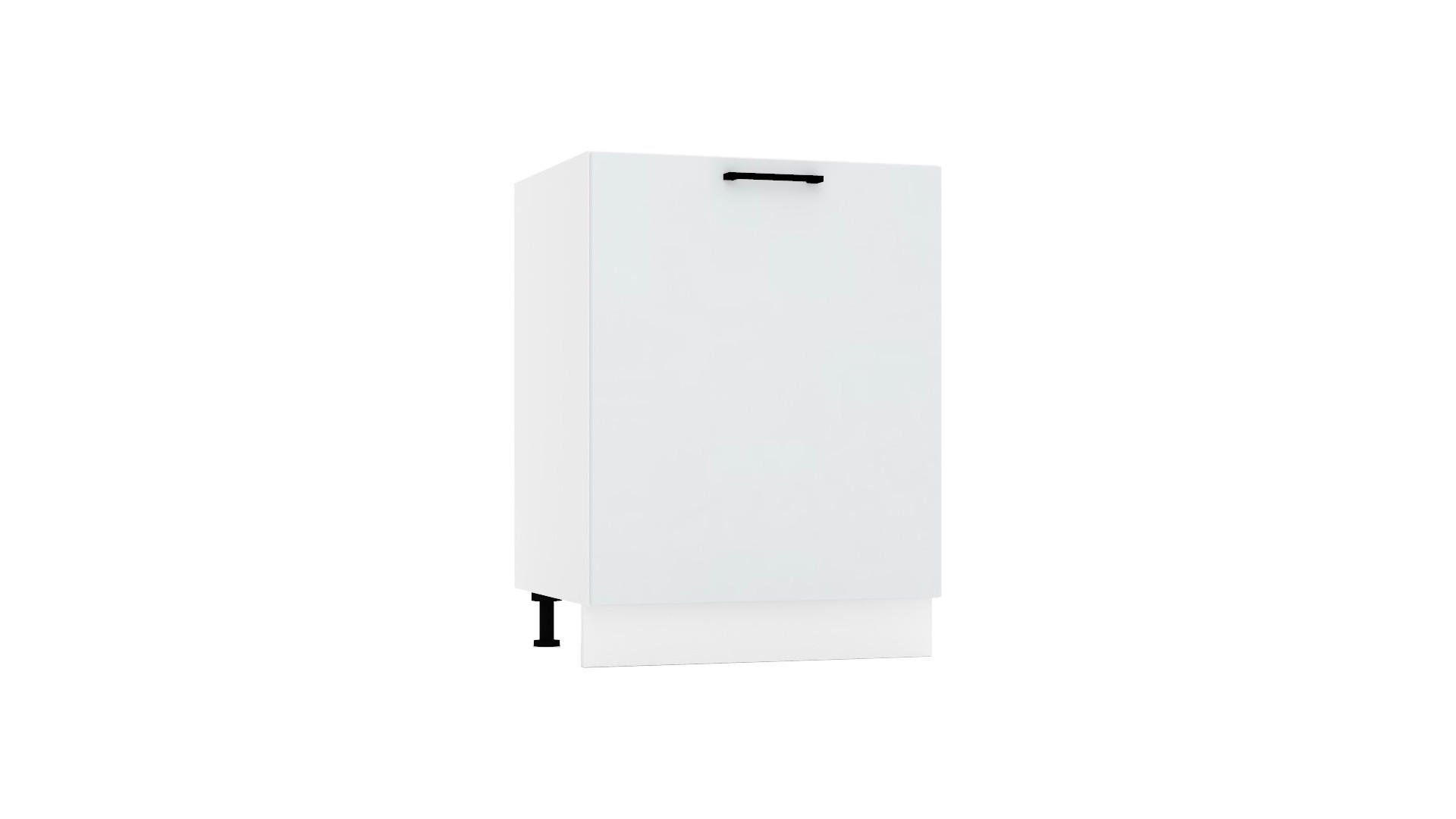 SPÜLENUNTERSCHRANK D60ZL P/L - Dnoria - Moderne Küchen Gestaltung - Hellgrau, Holz/Metall (60/82/52.4cm) - ROYAL24_MARKT