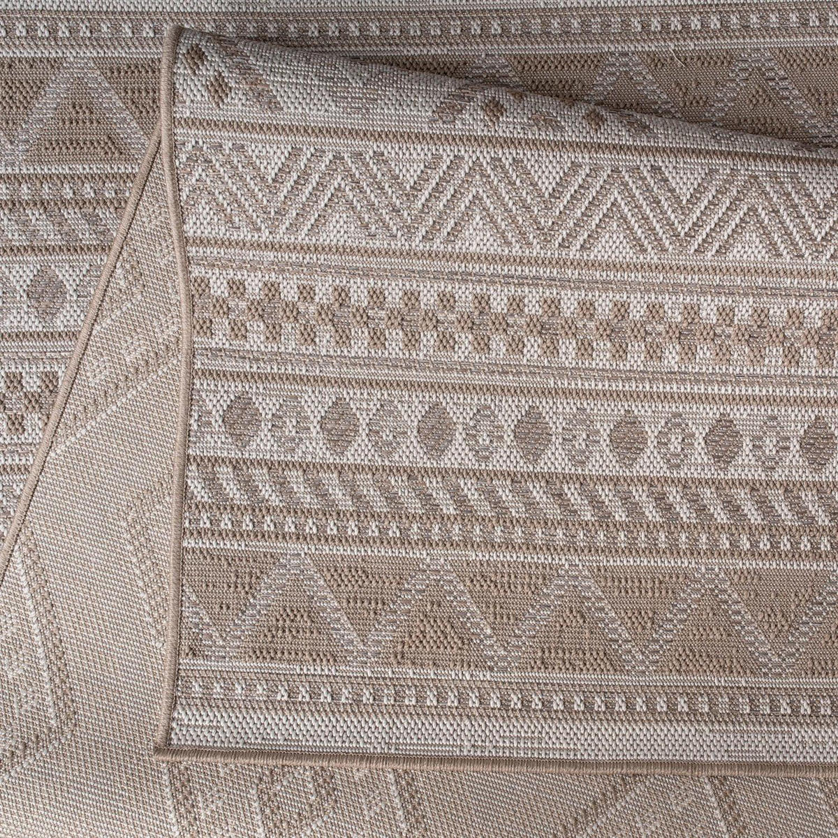 OUTDOORTEPPICH 200/200 cm Vermont 184 - Beige, Textil (200/200cm) - Paco Home