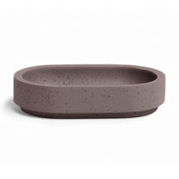 SEIFENSCHALE SOLID - Grau, Stein (8/2.5/12.5cm) - MÖVE