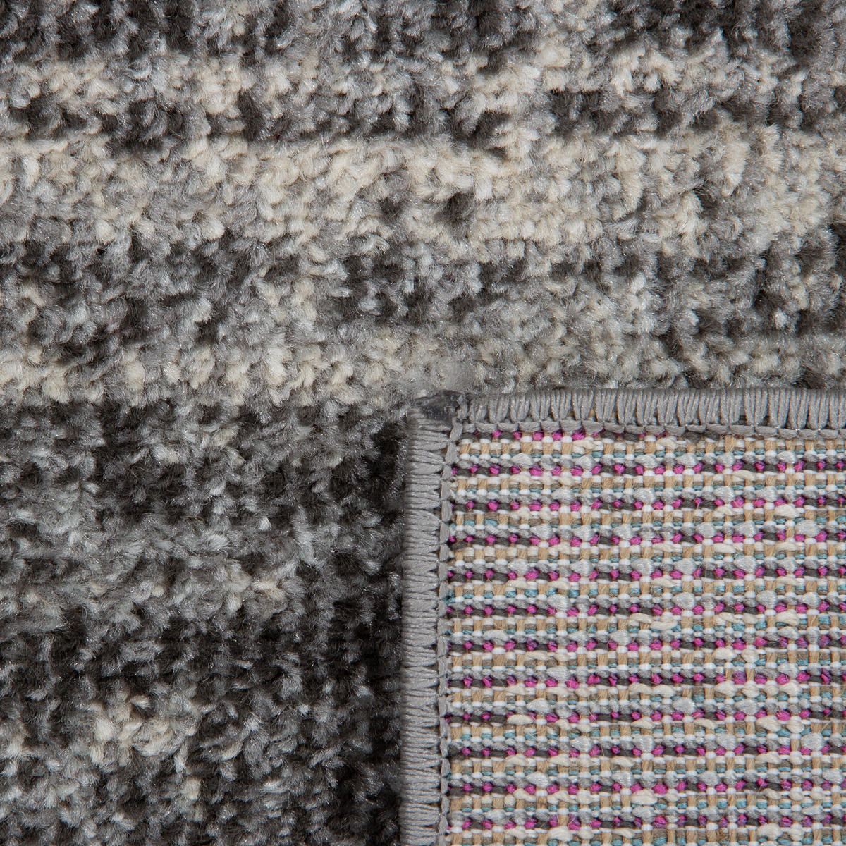 VINTAGE-TEPPICH MILANO 80/150 cm Taupe - Dunkelgrau, Naturmaterialien/Textil (80/150cm) - Consilio Concept