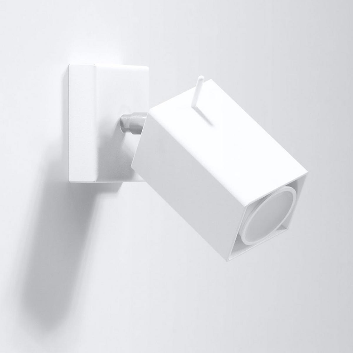 WANDLEUCHTE MERIDA Stahl Weiß - Weiß, Metall (8/15/10cm)