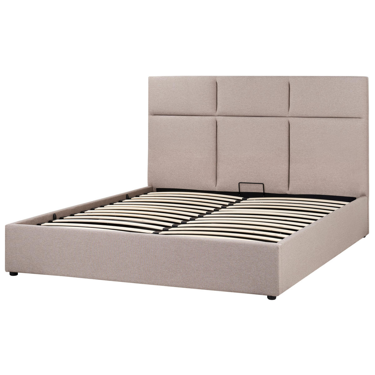 POLSTERBETT 160x200 cm Beige Lagord - Taupe, Textil (160/200cm) - Beliani