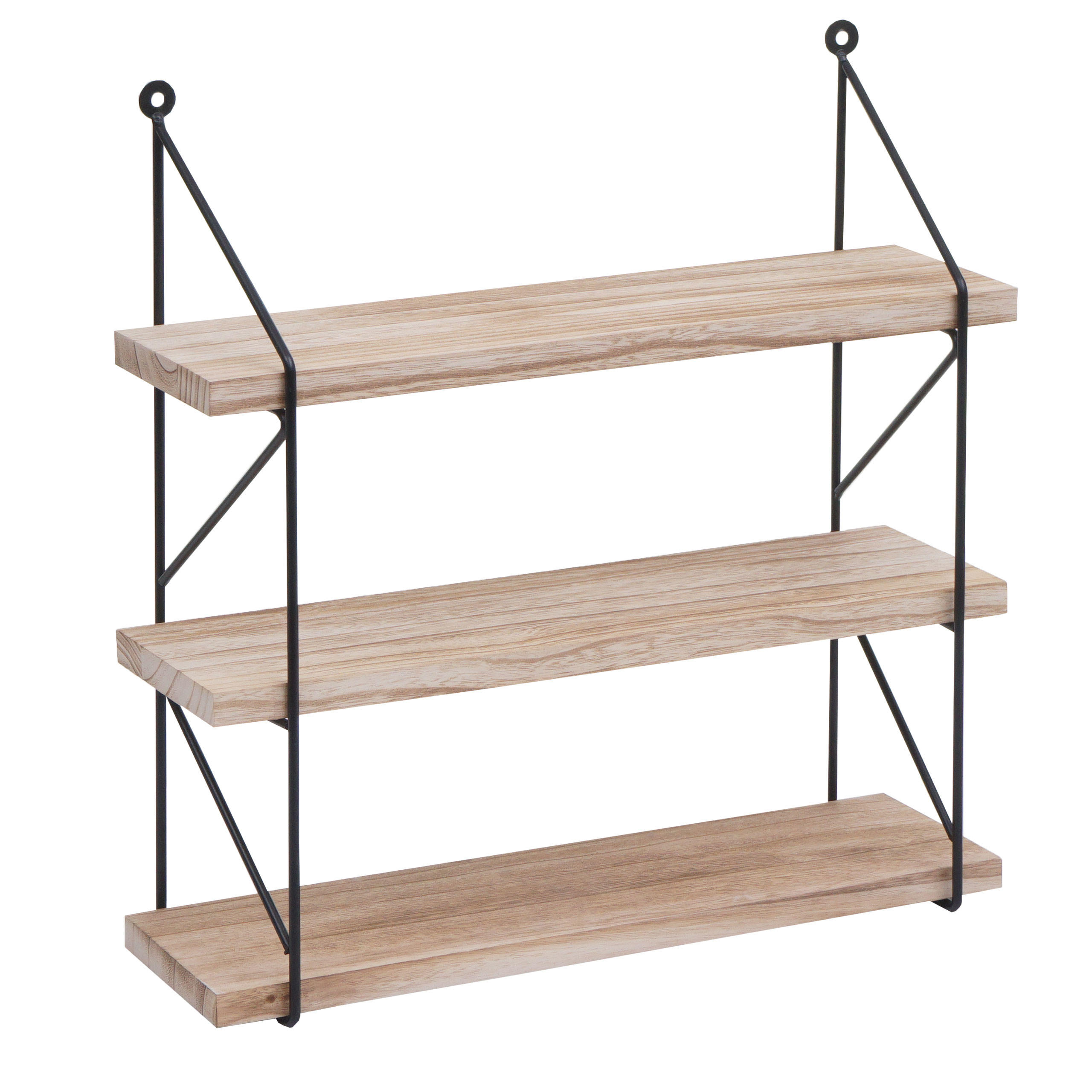 WANDREGAL Braun - Braun, Holz (40/40/13cm) - MCW