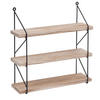 WANDREGAL Braun - Braun, Holz (40/40/13cm) - MCW