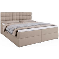 BOXBETT Dakota mit Topper 160/200 Beige - Beige, Textil (160/200cm) - Bromarkt