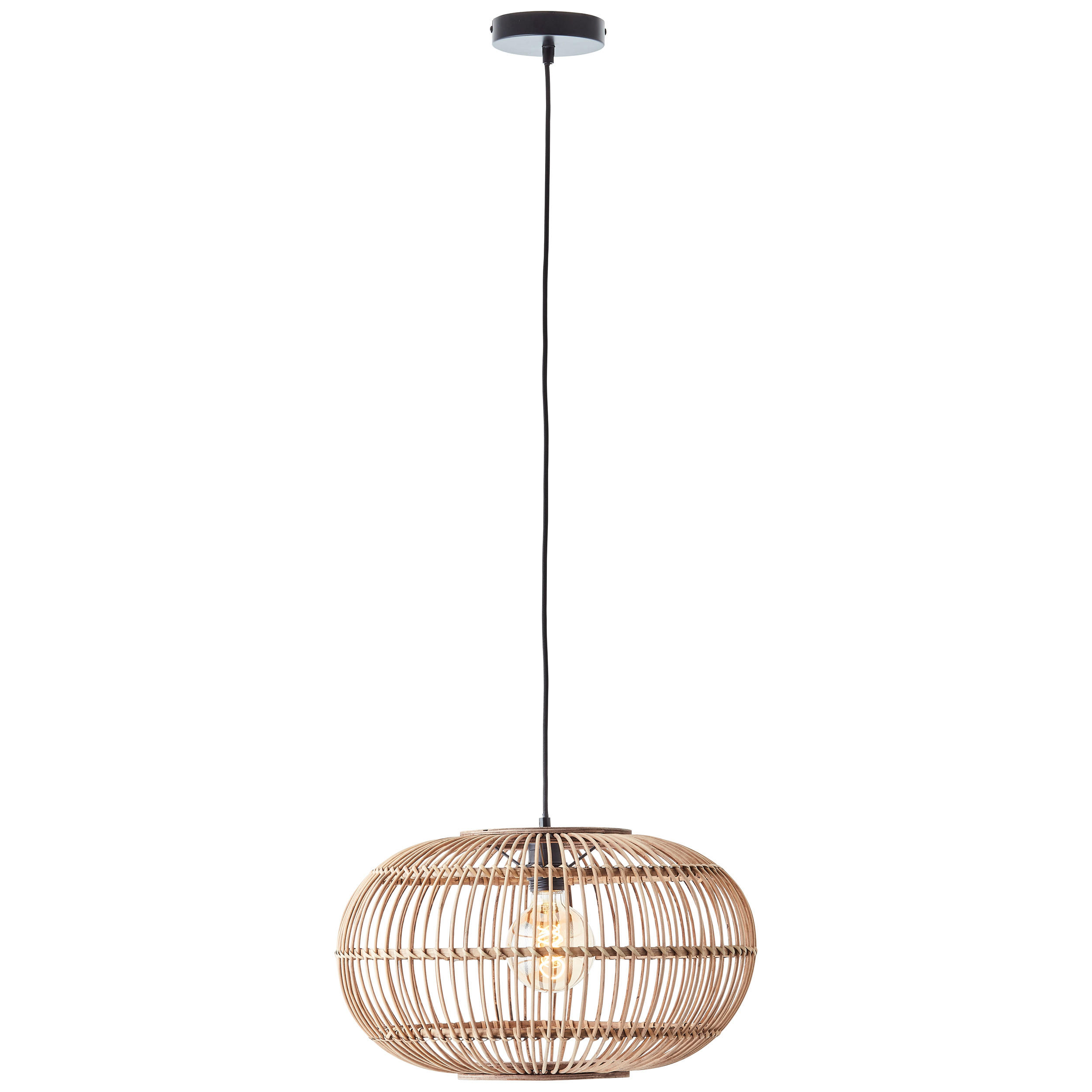 Brilliant Pendelleuchte Schwarz 44.5x151x44.5 cm