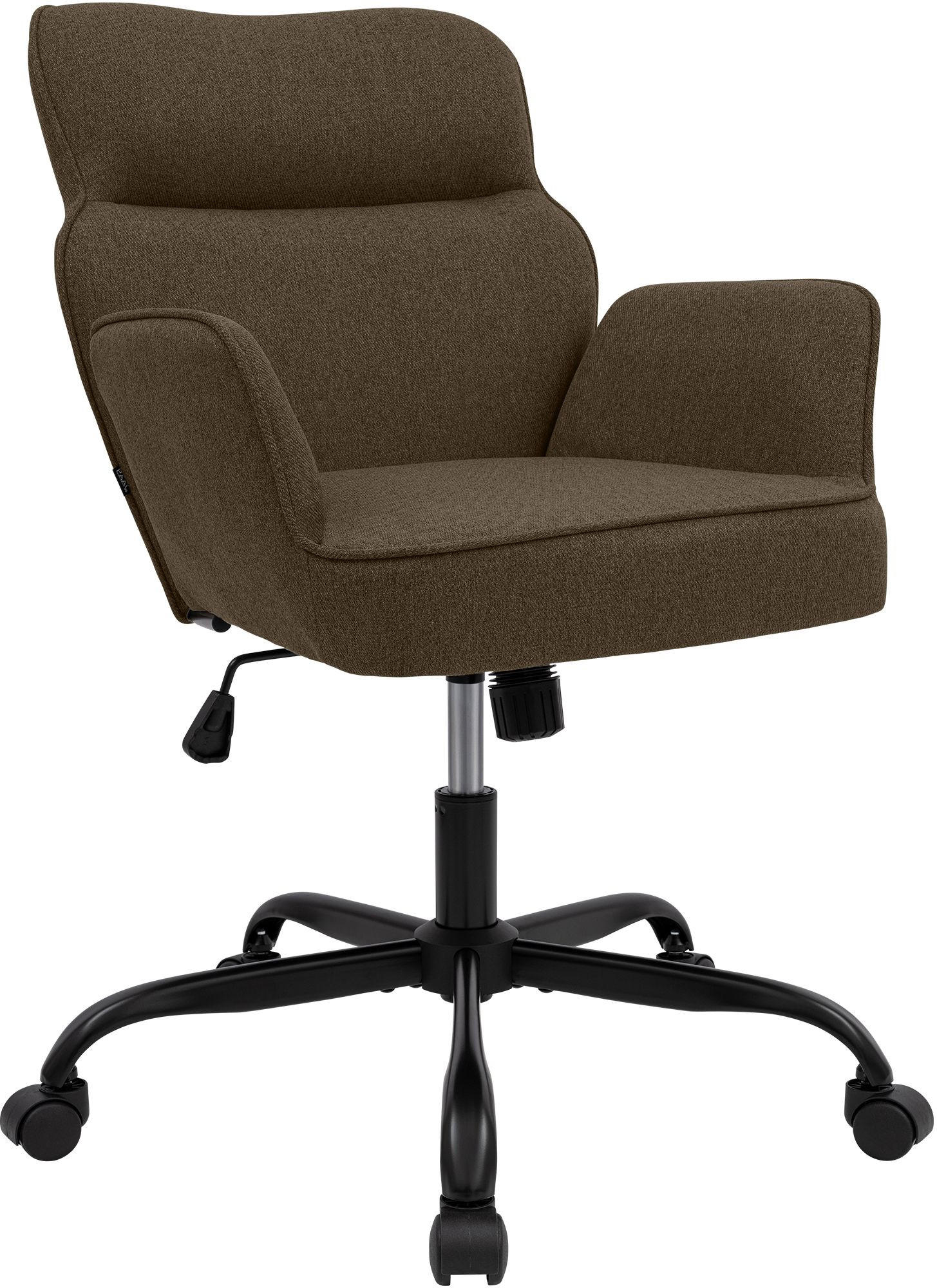 DREHSTUHL Stoff Braun - Schwarz/Braun, Textil (62/86/68cm) - CLP