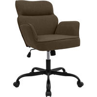 DREHSTUHL Stoff Braun - Schwarz/Braun, Textil (62/86/68cm) - CLP