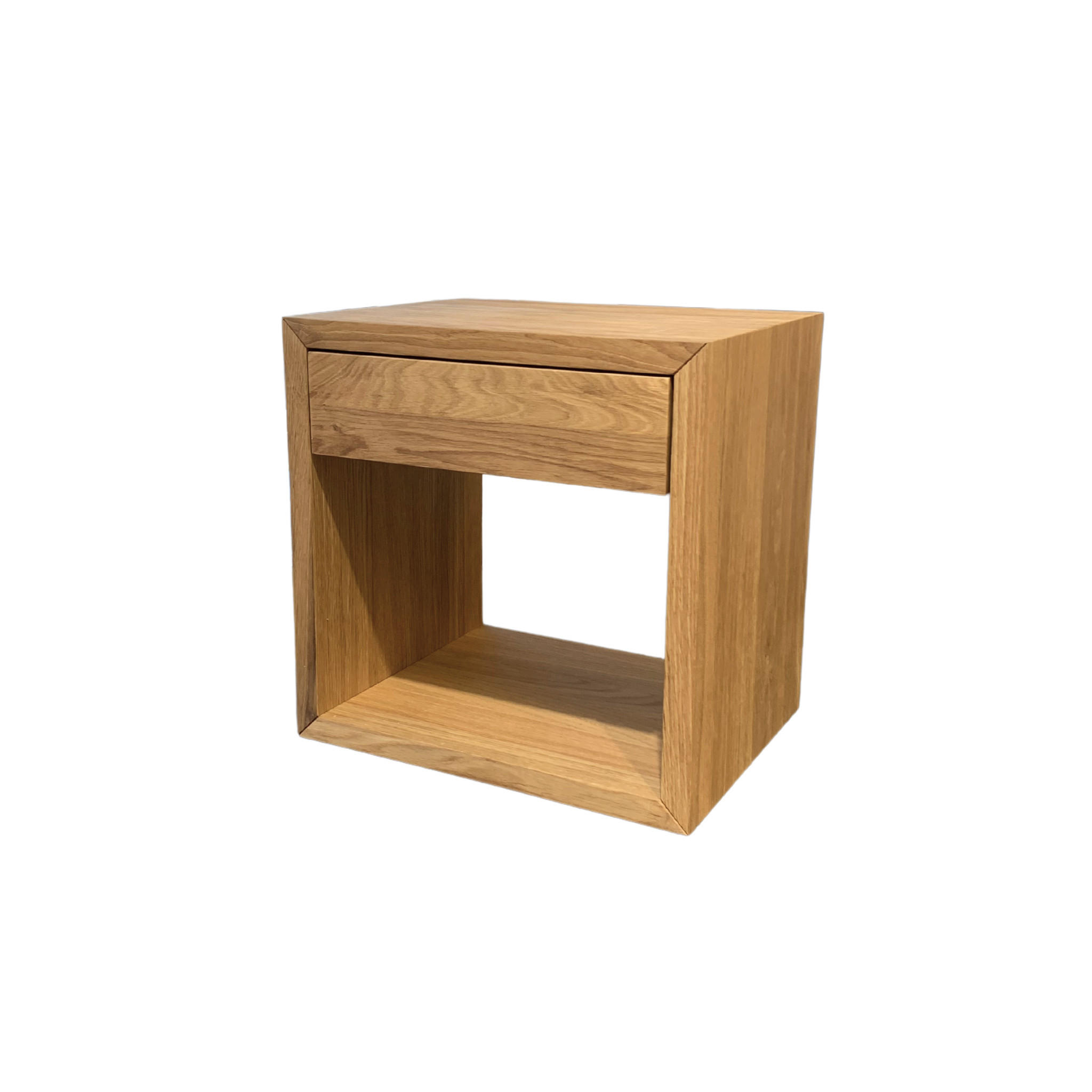 NACHTTISCH Hugo, Eiche, 30/39/39 cm - Eichefarben, Holz (39/39/30cm) - WOODEK