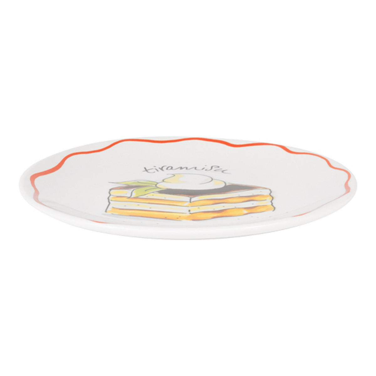 TELLER Tiramisu in Bunt - 18cm - Multicolor, Keramik (18/18/2cm) - Blond Amsterdam