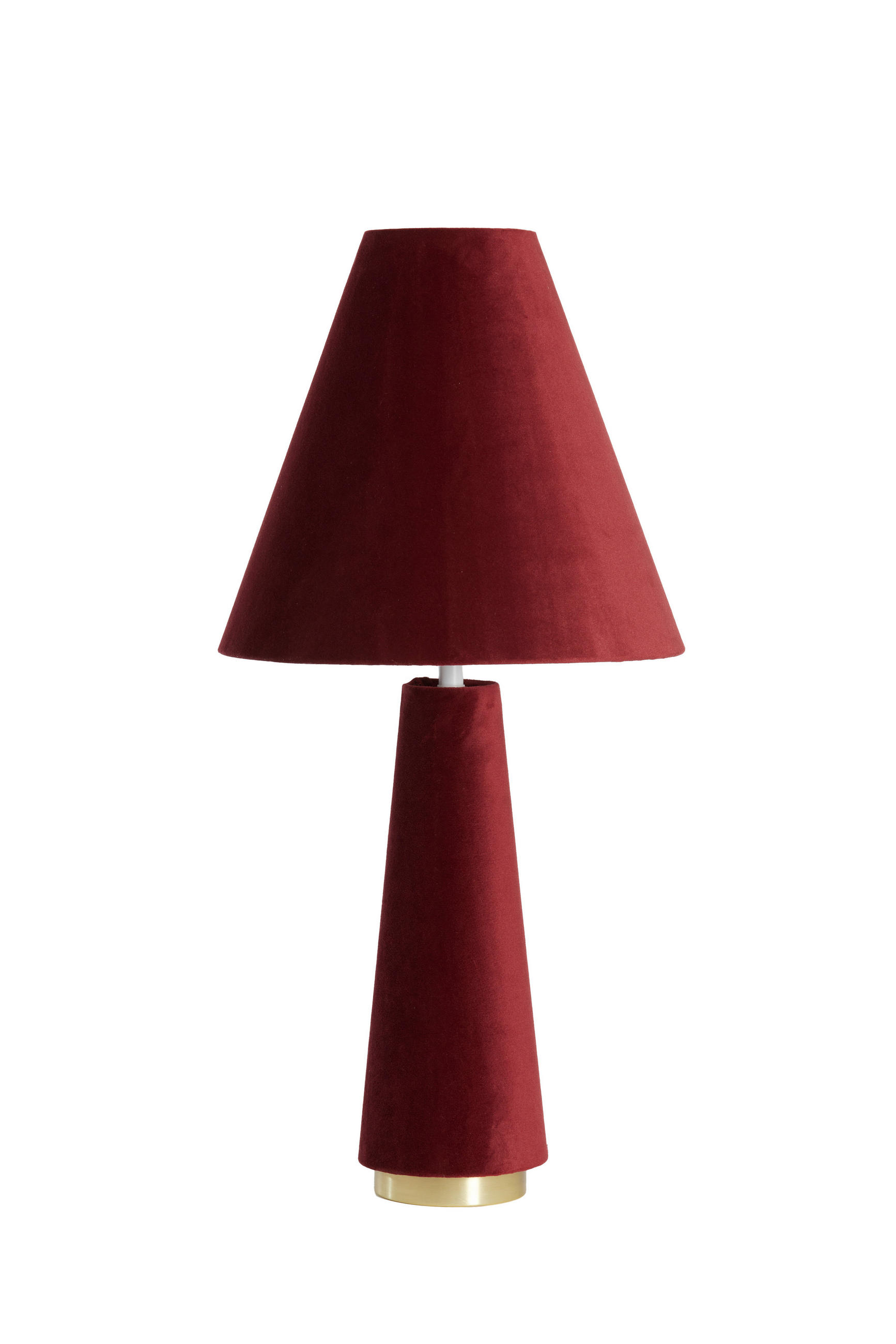 TISCHLAMPE Devia Rot Ø30/61 cm - Rot, Textil (30/30/62.5cm) - Light & Living