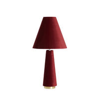 TISCHLAMPE Devia Rot Ø30/61 cm - Rot, Textil (30/30/62.5cm) - Light & Living