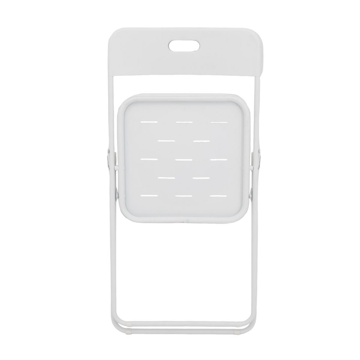 BALKONSET BISTRO SET,klappbar,Metall,für 2 Personen,Weiß - Weiß, Metall - LVHOM