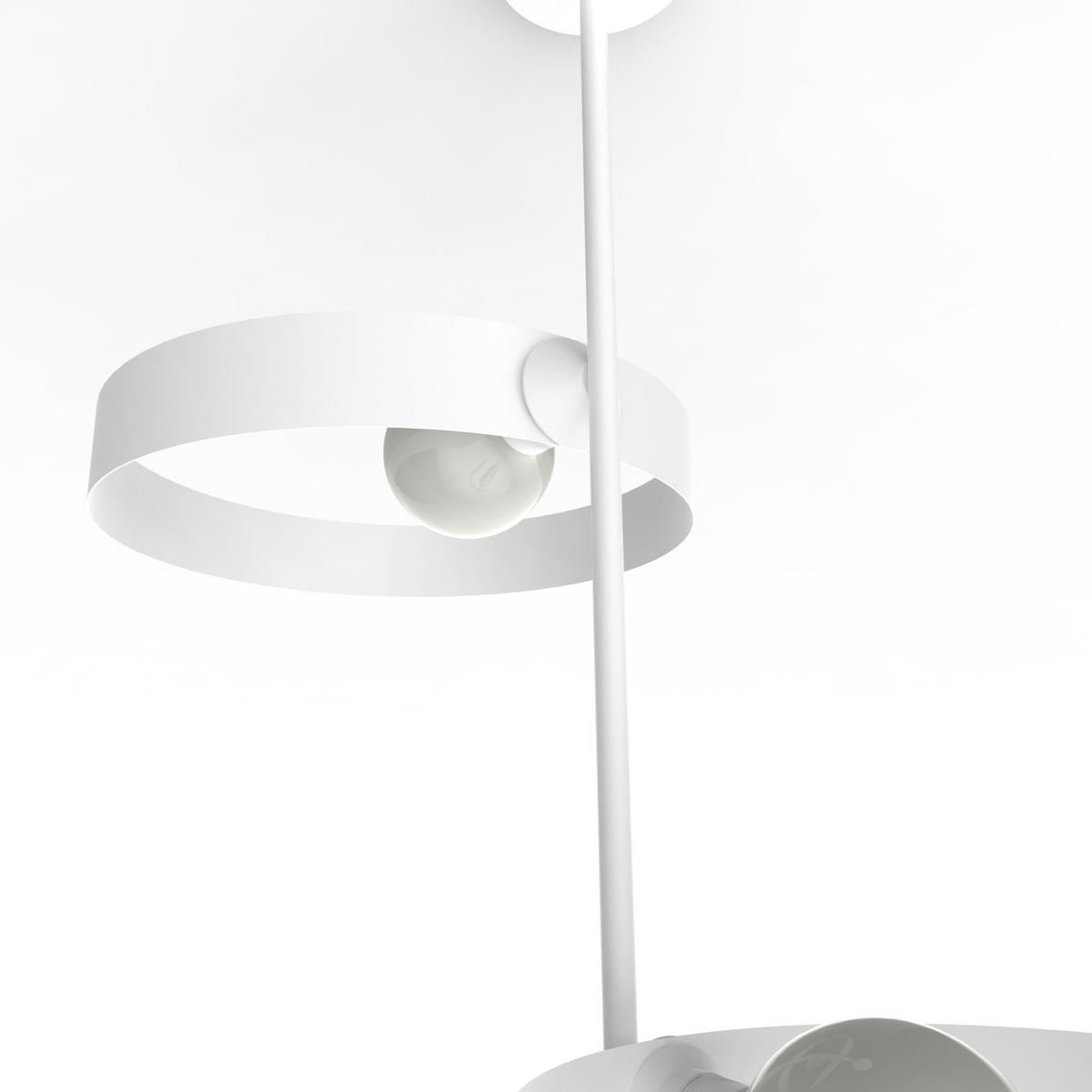 DECKENLEUCHTE - Weiß, Metall (40/70/80cm) - Lumicom