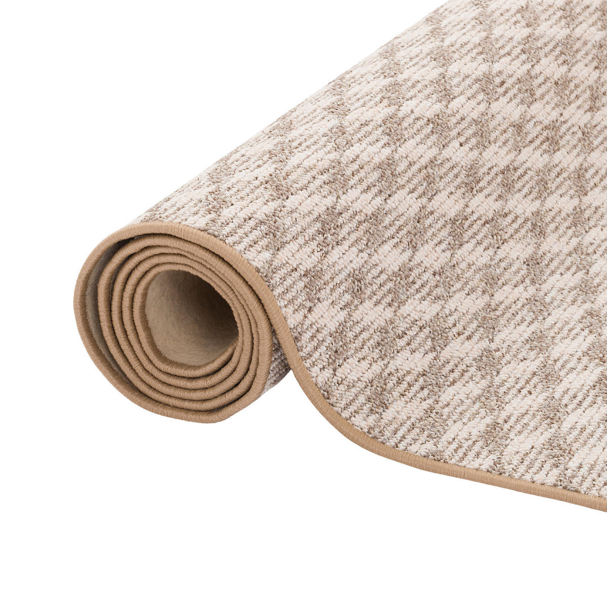SCHLINGEN TEPPICH MODERN DIAMOND - Sandfarben, Textil (100/100cm) - Snapstyle