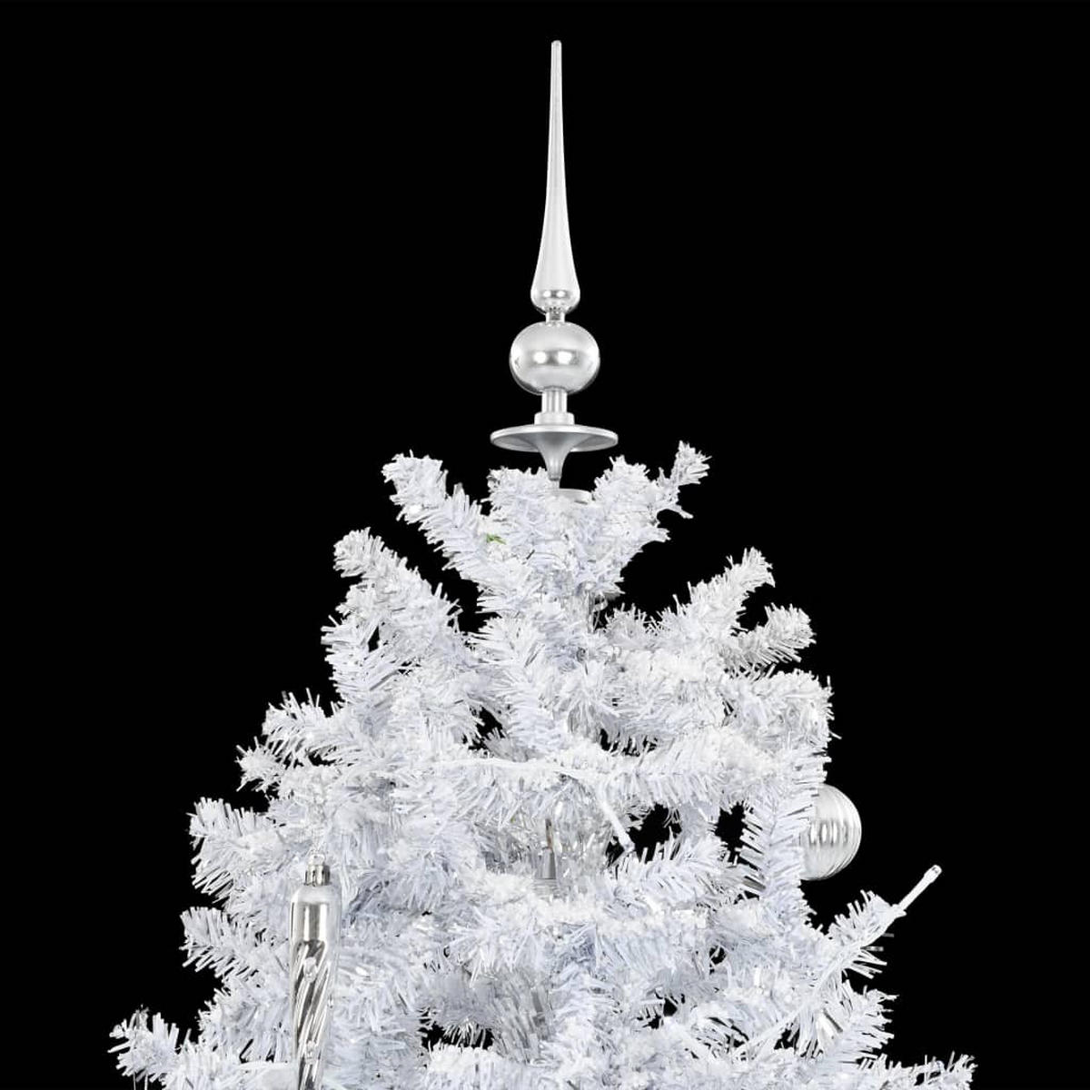 WEIHNACHTSBAUM Schneiender Mit Schirmfuss Weiss 170 Cm - Weiß, Kunststoff (170cm) - vidaXL