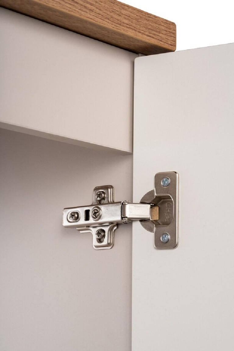 WASCHTISCHKOMBI 80 cm 3 Teile Nova Cashmere N BM158 in Kaschmir/Matt - Kaschmir, Holz (80/57/40cm)