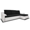 ECKSOFA Santi, Seite: Rechts - Schwarz/Weiß, Holz/Textil (226/152cm) - Sofnet