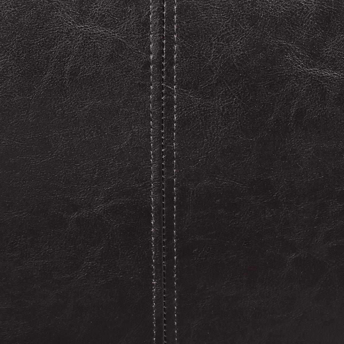 2-SITZER-SOFA ESPECTO Lederoptik, Braun - Schwarz/Braun, Textil (67/71/130cm) - KONSIMO®