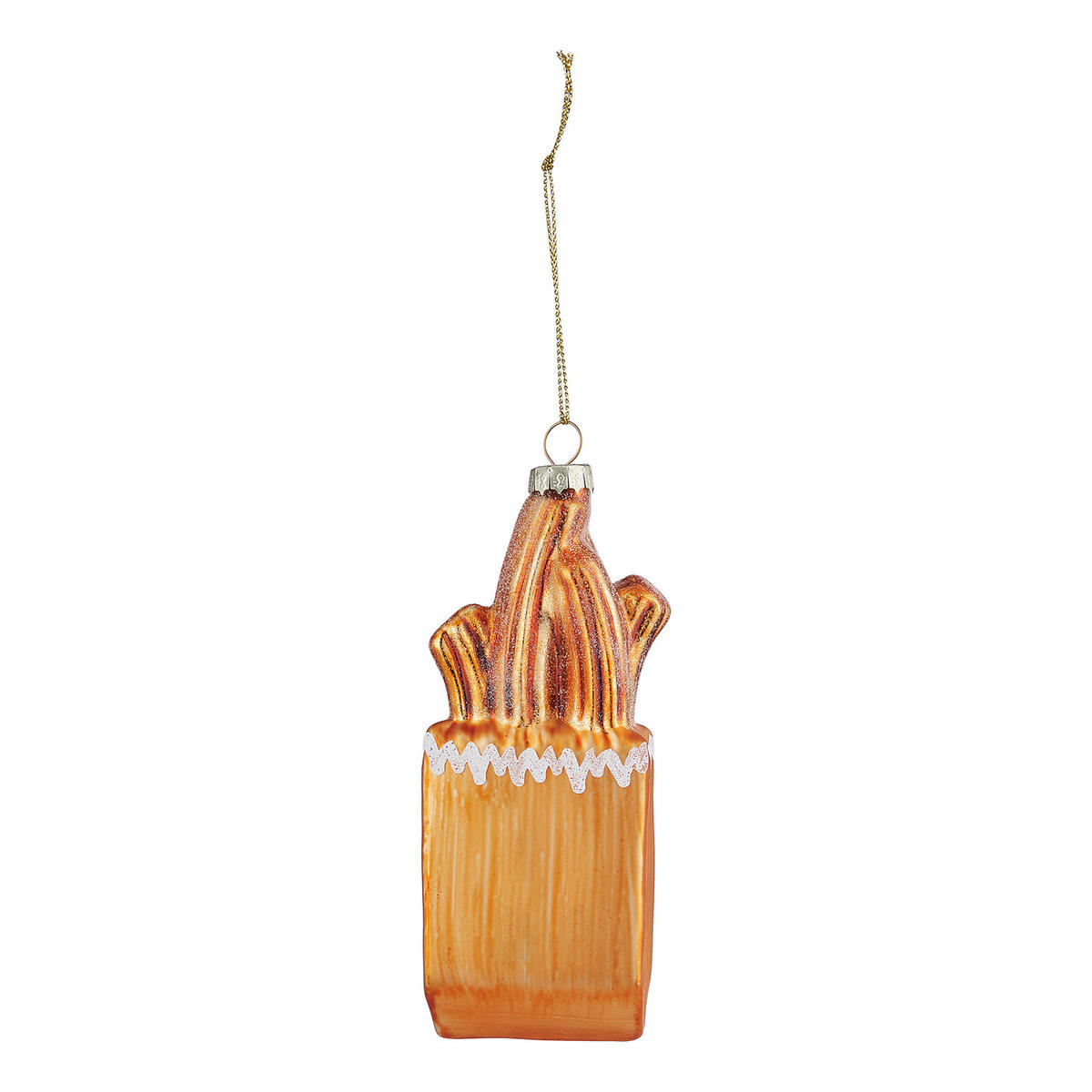 BAUMANHÄNGER Hang On Churros - Goldfarben, Glas (3/13/5cm) - Butlers