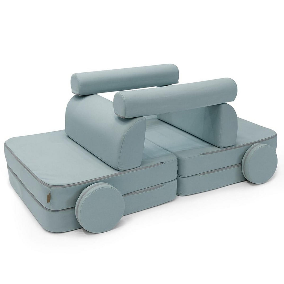 MODULSOFA FüR KINDER, Outzy, himmelblau - Blau, Textil (160/24/24cm) - MeowBaby