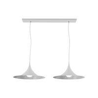 HÄNGELEUCHTE Louie X2 - Weiß, Metall (33/70/16cm) - Lumicom