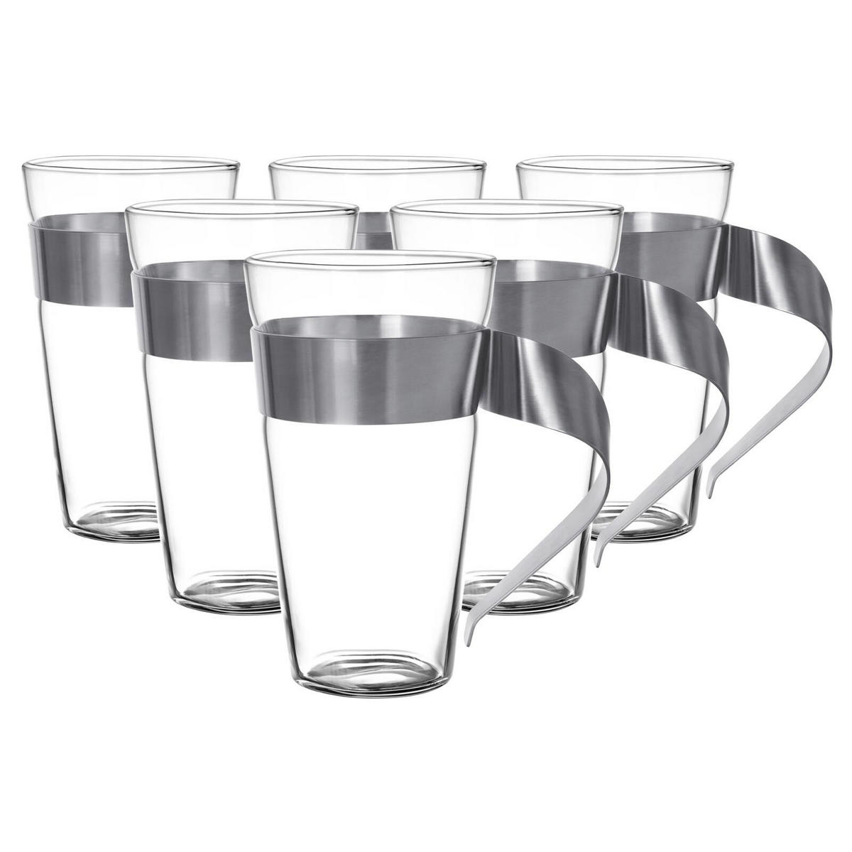 LATTE-MACCHIATO-GLÄSER NewWave transparent 300 ml 6er Set - Transparent, Glas (0.3L) - Villeroy & Boch