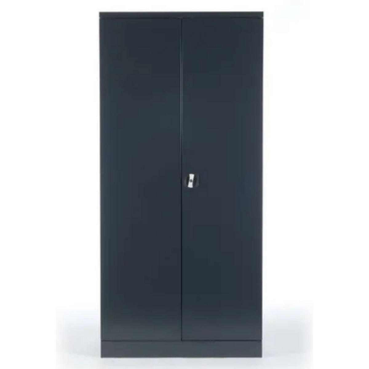 STAHLSCHRANK Bee mit 10 lackierten Fachböden 195x92x60 cm Korpusfarbe Anthrazit Frontfarbe Anthrazit - Anthrazit, Metall (92/195/60cm)