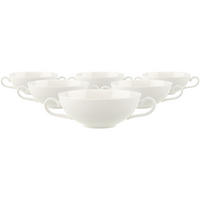 SUPPEN-OBERTASSEN Royal weiß 200 ml 6er Set - Weiß, Keramik (0.2L) - Villeroy & Boch