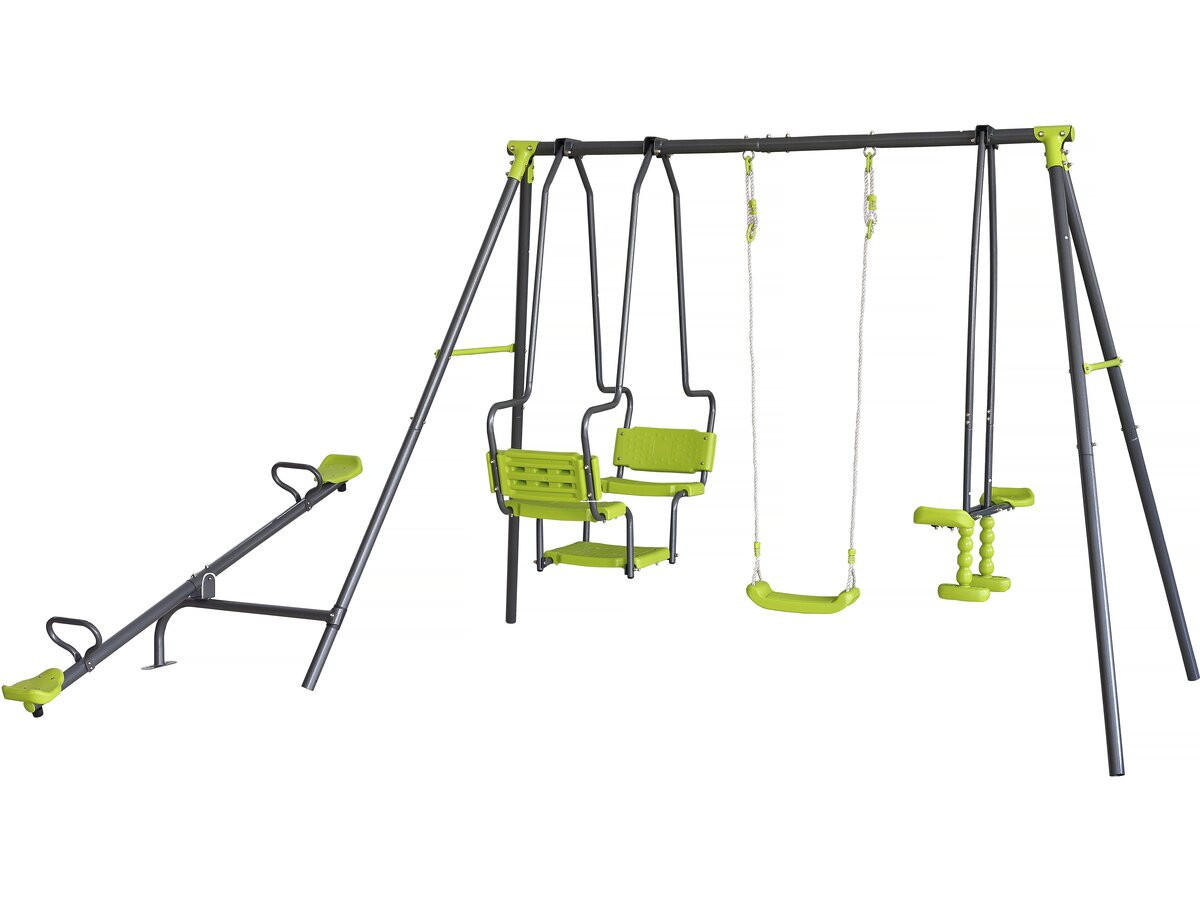 KLETTERGERÜST AUS STAHL lenny Grün - Grün, Metall (240/195/342cm) - Habitat Garten