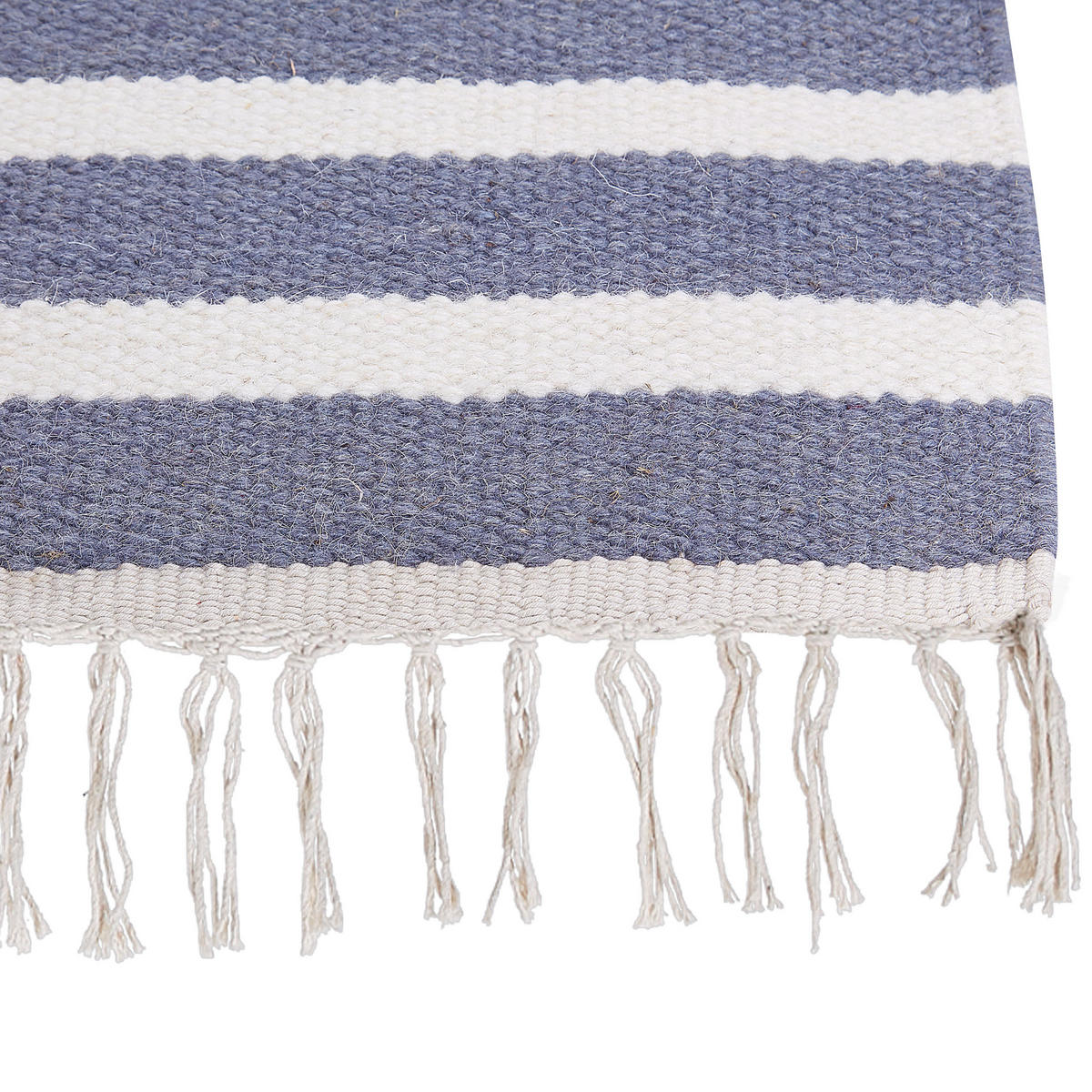 TEPPICH geflochten Engiz 230/160 cm - Multicolor, Textil (160/230cm) - Beliani