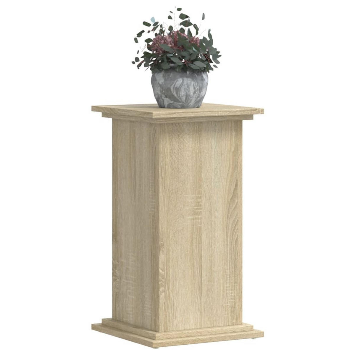 PFLANZENSTÄNDER Sonoma-Eiche 33/33/60 Cm Holzwerkstoff - Braun, Holzwerkstoff (33/60/33cm) - vidaXL