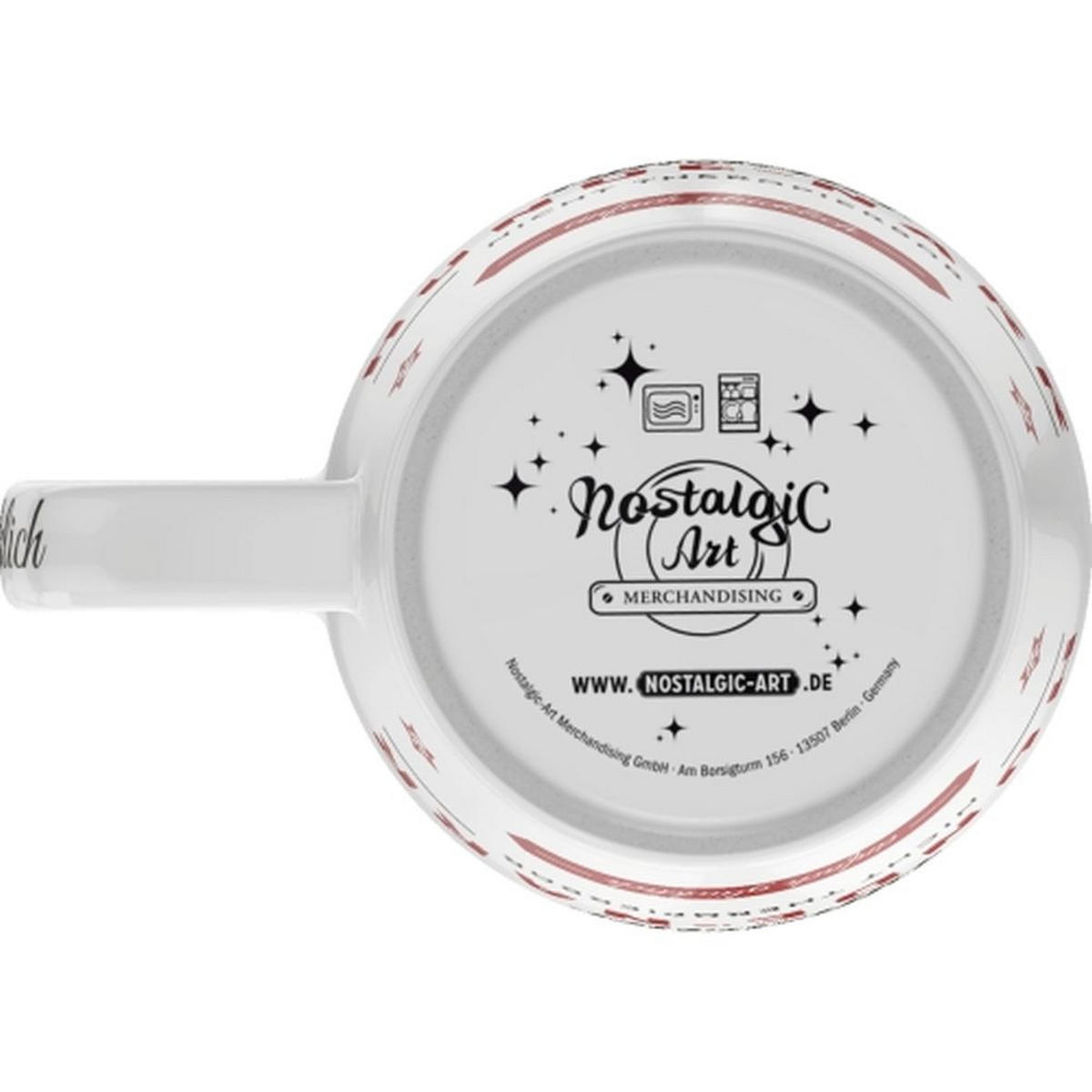 KAFFEETASSE 330 ml PfotenSchild Hunde-Narr - Multicolor, Keramik (0.33L) - Nostalgic-Art