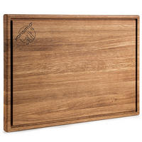 SCHNEIDEBRETT Solida - Eichefarben/Braun, Holz (30/40cm) - KONSIMO®
