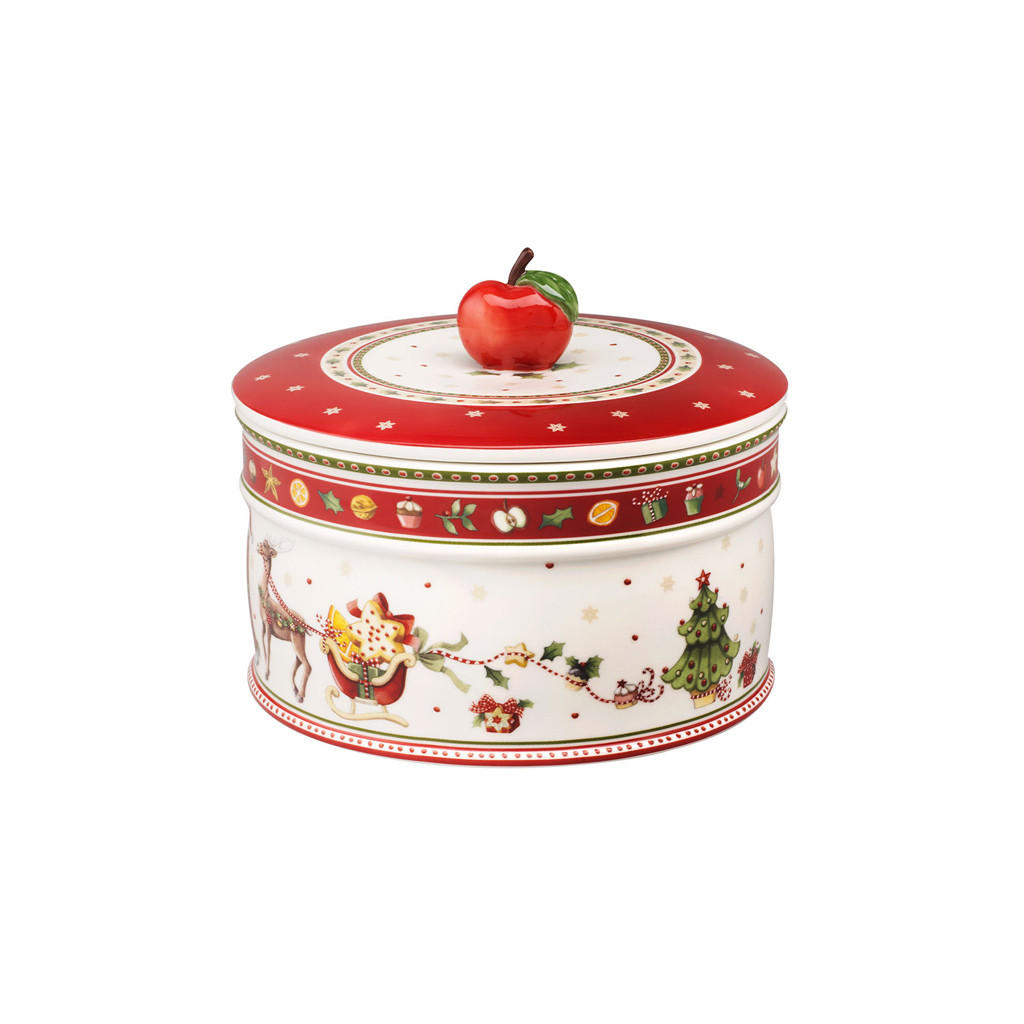 GEBÄCKDOSE Winter Bakery Delight bunt ø 17,3 cm - Multicolor, Keramik (17.3/14.1/17.3cm) - Villeroy & Boch