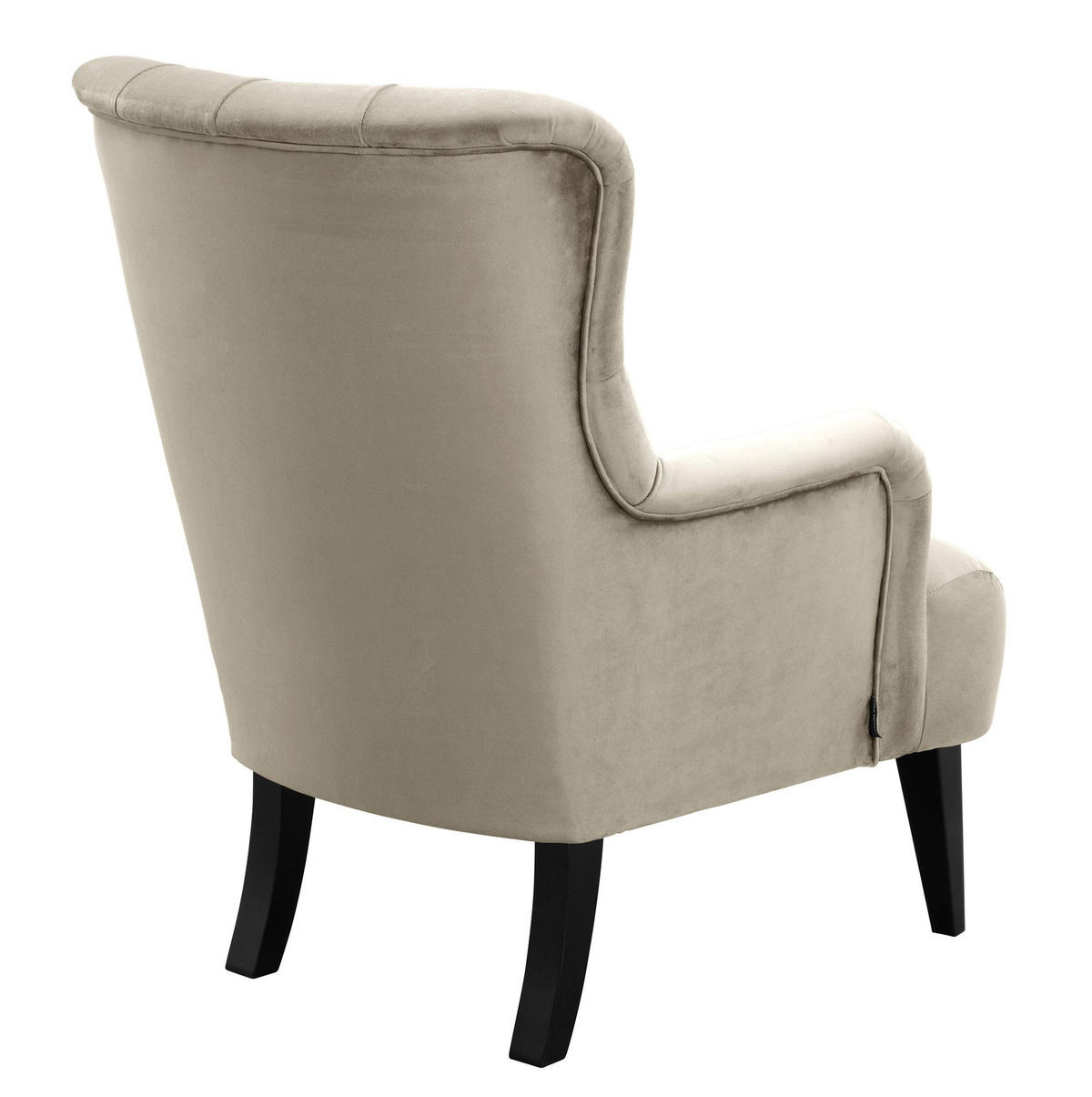 SESSEL Kayley Samtvelours sahara - Sahara, Kunststoff (71/97/82cm) - 58aufmkessel