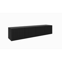 TV-SCHRANK NOE - Schwarz, Holzwerkstoff (200/41/40cm) - Meblini