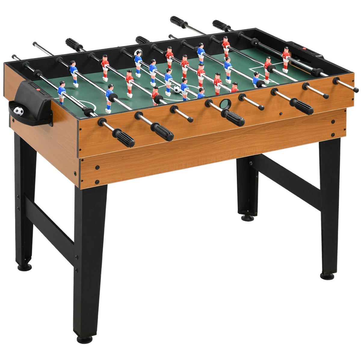 PARTYSPIELTISCH 4-in-1 DE-10633 Natur - Multicolor, Holzwerkstoff (61/84.5/107cm) - ComfortXL