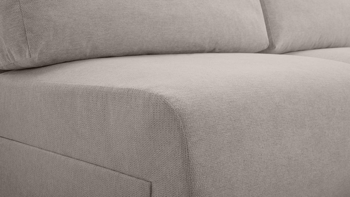 ECKSOFA mit Schlaffunktion Greste, Beige - Beige, Textil (150/223cm) - Meblito