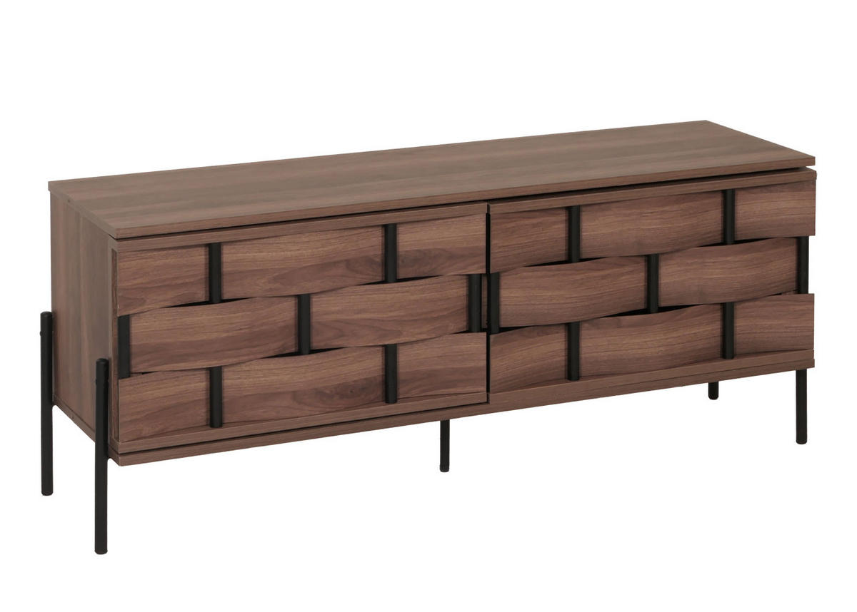 TV-RACK Braun - Braun, Holz (120/51/35cm) - MCW
