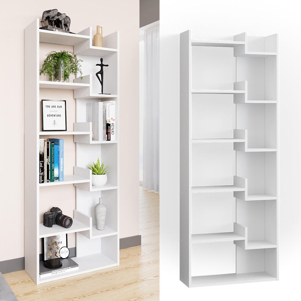 RAUMTEILER Fico Weiß 61 x 160.2 cm - Weiß, Holzwerkstoff (61/160.2/22.1cm) - Vicco