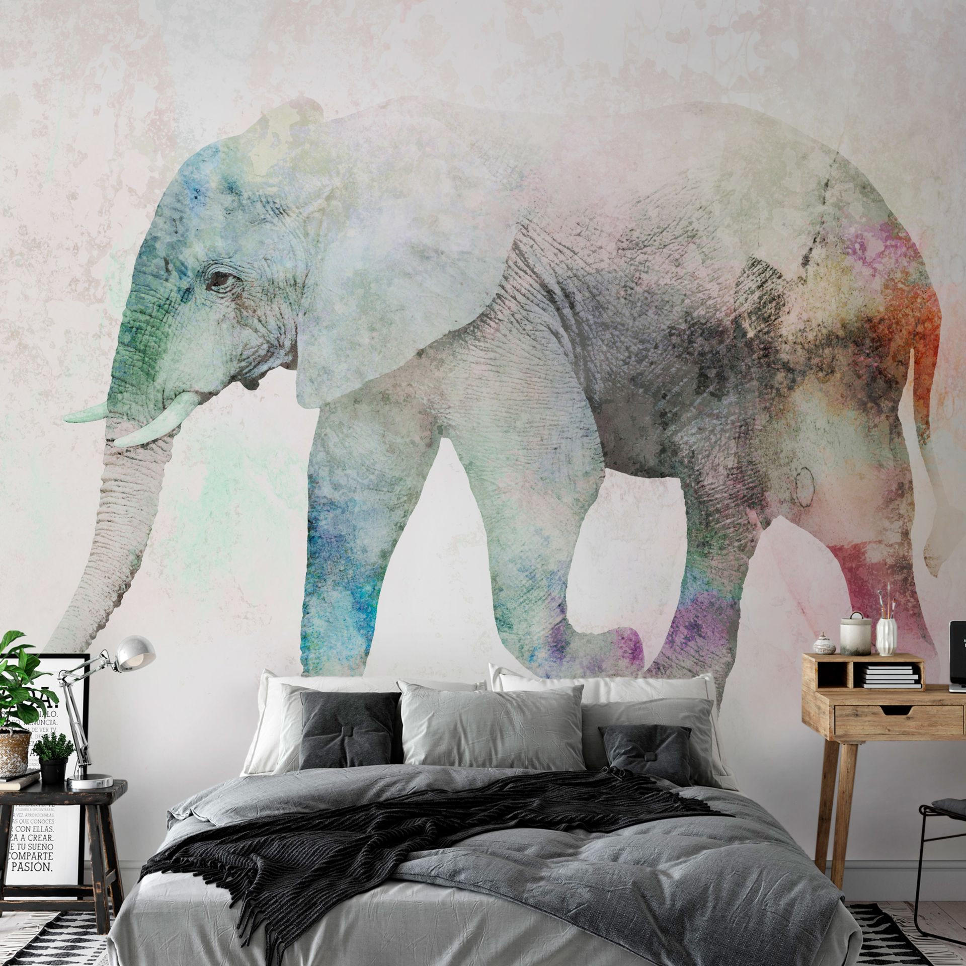 VLIESTAPETE Bunt 200/140 cm - Multicolor, Textil (200/1cm) - KUNSTLOFT