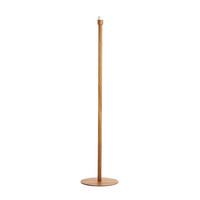 STEHLAMPE Cerini Braun 30/20/130 cm - Braun, Metall (30/20/130cm) - Light & Living