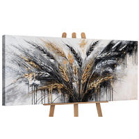 GEMÄLDE Stacheln auf Keilrahmen 115x50 cm - Braun, Holz (115/50cm) - YS-art gallery